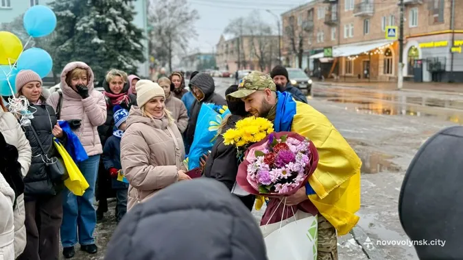 Три роки був у полоні: на Волині зустріли Олександра Трощинського (фото)
