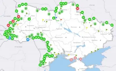 З'явився сервіс, на якому можна дізнатись про завантаженість пунктів пропуску