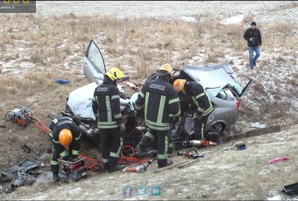 Погоня зі стріляниною: волиняни потрапили у жахливу аварію в Литві (фото)