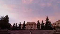Фантастичний захід сонця після дощу в Луцьку (фото)