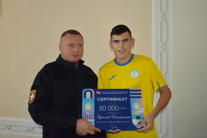 Юрій Погуляйко нагородив волинських паралімпійців (фото)