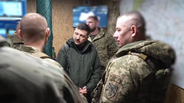 У Купʼянську Зеленський відвідав командний пункт 14-ї бригади
