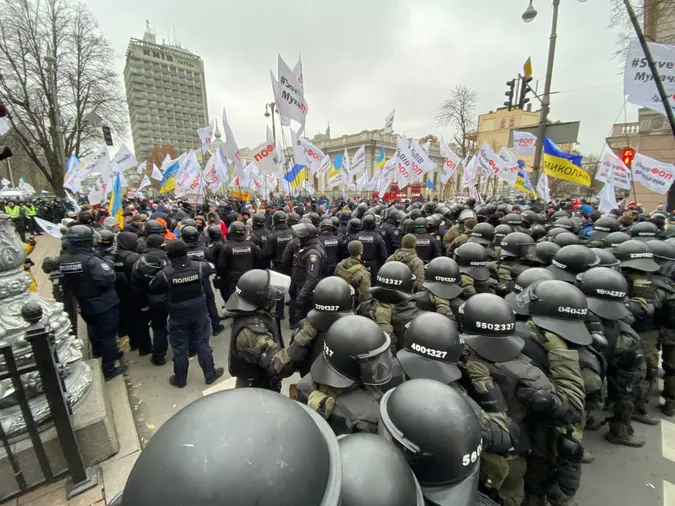 «Підприємців – десять тисяч, поліції – п'ять»: чому волиняни мітингують у Києві (фото)