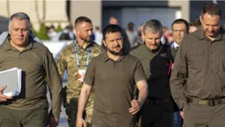 Зеленський прибув на Херсонщину (відео)