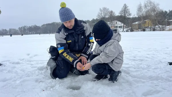 17 кг за 3 години: чемпіон світу з риболовлі з криги навчав волинян майстерності