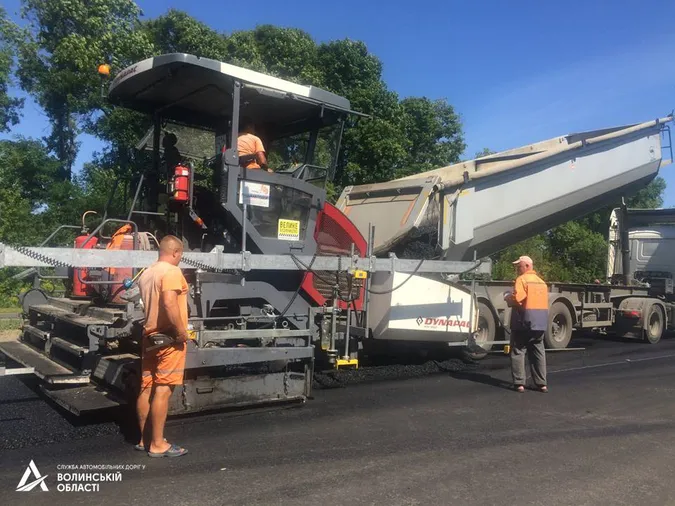 Показали відремонтовану частину автодороги Луцьк-Рівне (фото)