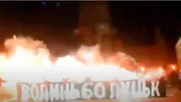 З фаєрами та кричалками: фани «Волині» записали новорічне привітання (відео)
