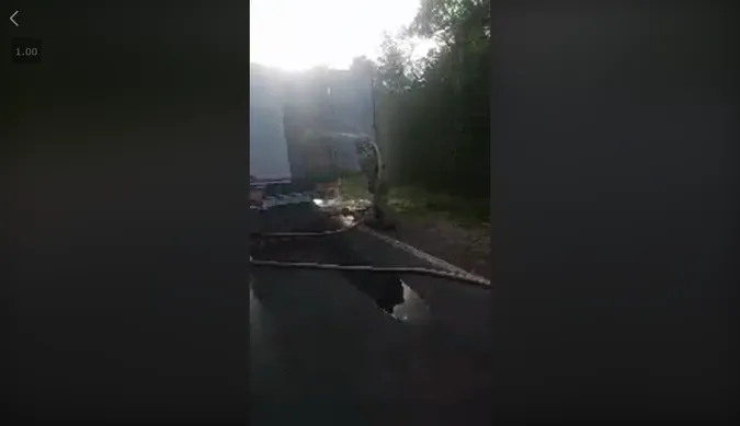 На Волині загорілася вантажівка (ФОТО, ВІДЕО)