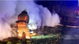 У Володимирі спалахнув автомобіль