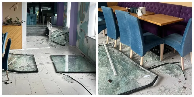 Повністю пошкоджена частина будівлі: які магазини і заклади в РЦ «Промінь» постраждали найбільше