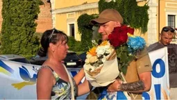 Повернувся додому через 4 роки полону: у Луцьку зустріли воїна Олександра Пришка (фото)