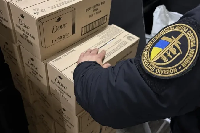Мила – на 180 років: на Волині митники затримали поляка з понад 4 тисячами брусків Dove (фото)