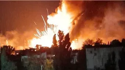 ЗСУ знищили ворожий склад з боєприпасами в Новій Каховці (відео)