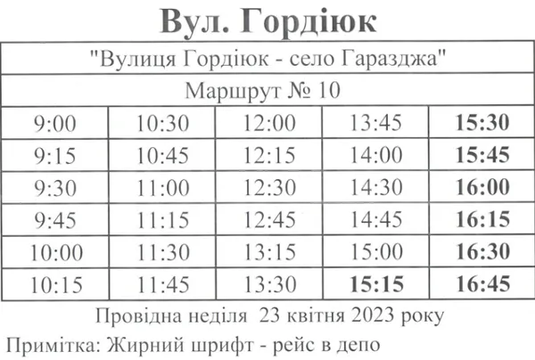 Як у Луцьку курсуватиме транспорт в Провідну неділю