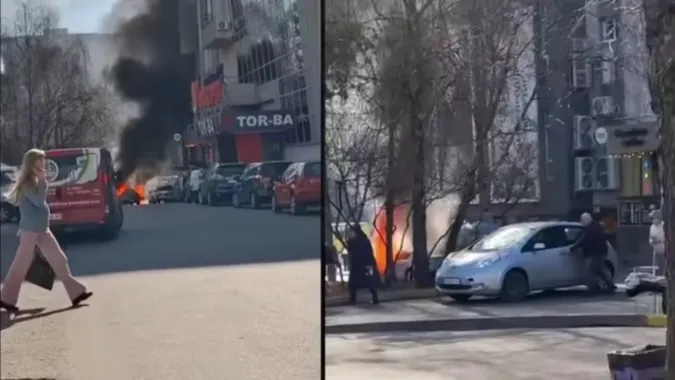Теракт: у Рівному біля торгового центру підірвали авто
