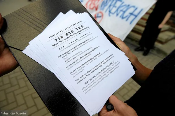 У Польщі протестували через смерть українця після затримання поліцією (фото)