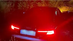 У Луцьку п'яна жінка на Audi збила рекламний щит (фото)
