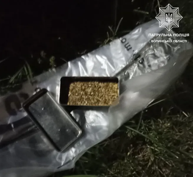 На Волині зловили двох порушників комендантської години з наркотиками (фото)