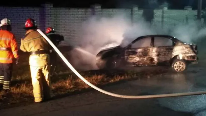 У Берестечку зайнявся автомобіль – горів моторний відсік