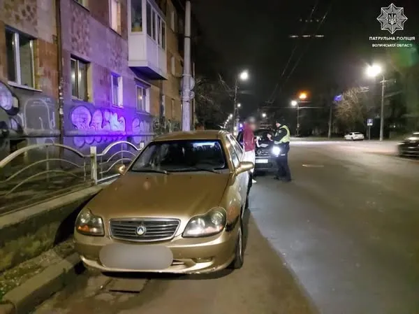 Порушив ПДР: у Луцьку зловили п'яного водія (фото)