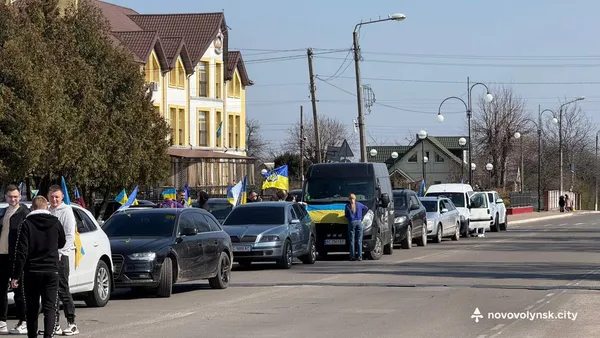 На Волині відбувся автопробіг на підтримку наших Захисників (фото)