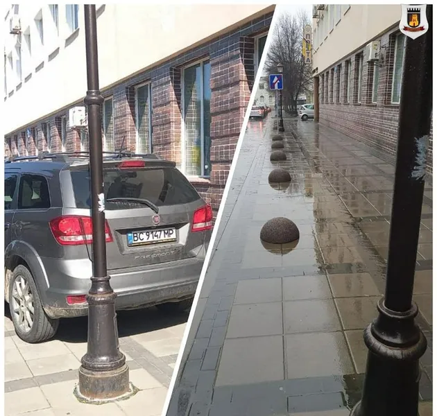 У центрі Луцька тротуари тепер – тільки для пішоходів (фото)