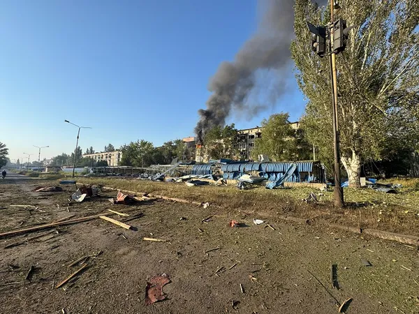 Наслідки російського обстрілу Костянтинівки на Донеччині, 22 серпня 2025 року
