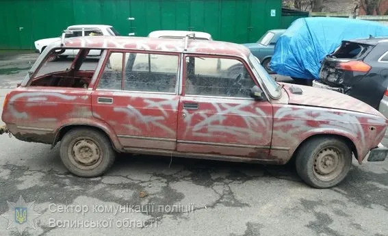 У Луцьку викрадали автомобілі «ВАЗ» (фото)