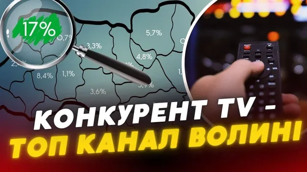 «Конкурент TV» – найпопулярніший телеканал Волині (відео)