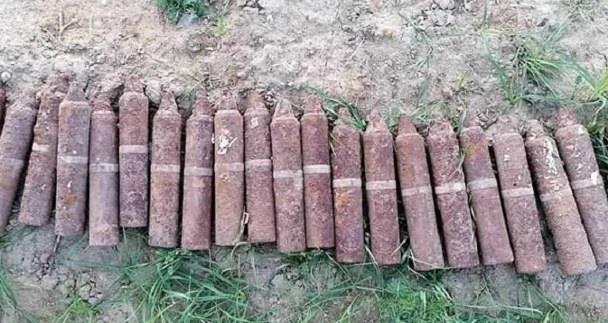 На Волині знешкодили цілий арсенал снарядів (фото)