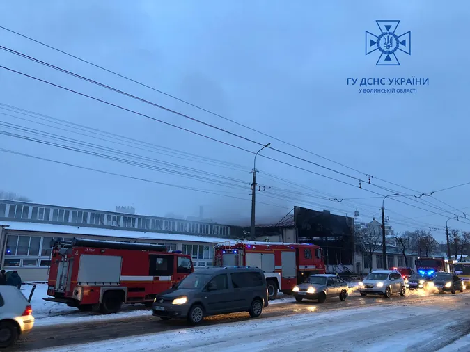 Через пожежу Старий ринок у Луцьку не працюватиме