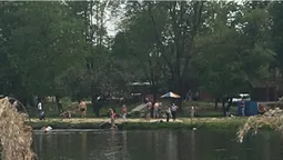 На Теремнівських ставках – людно: відкрили купальний сезон (фото, відео)