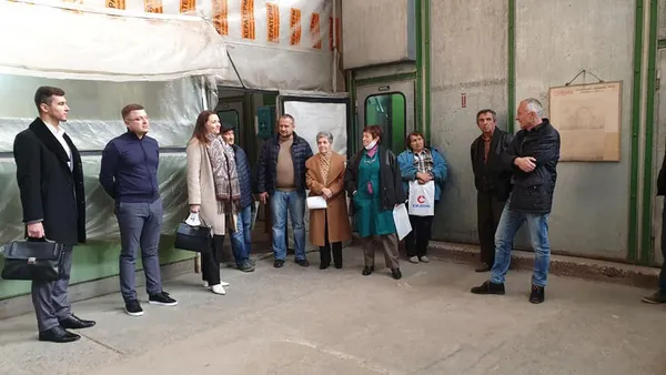 «Свідомі» на зустрічі на ТОВ «Промтекссервіс»