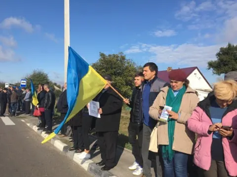 На трасі Луцьк-Львів – мітинг проти ринку землі (фото)