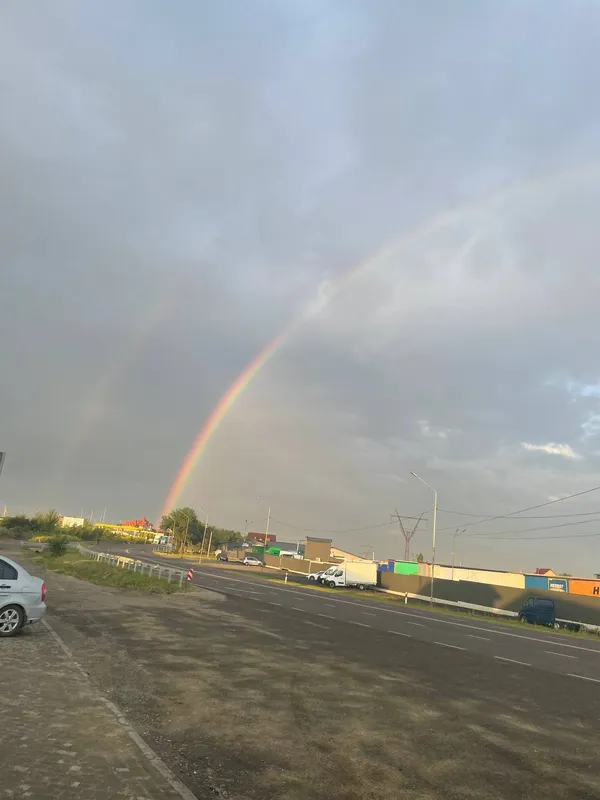 У небі над Луцьком «спіймали» подвійну веселку (фото)