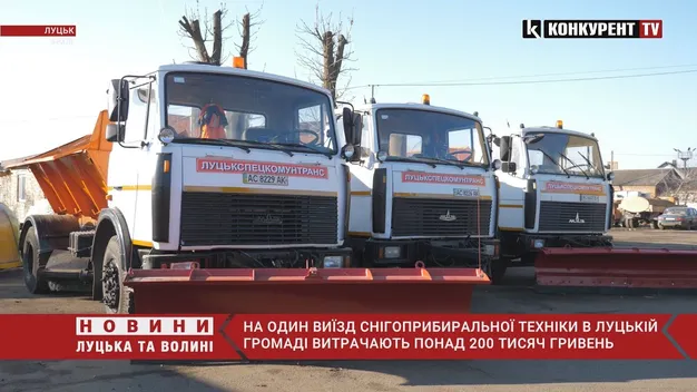 Прибирання снігу в Луцькій громаді «влітає в копієчку» (відео)
