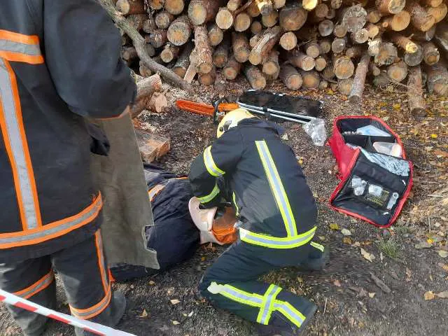 «Вибух у котельні»: волинські рятувальники провели навчання (фото)