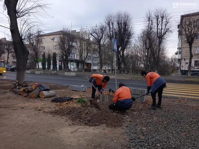 Поребрики та гідранти: що коїться на проспекті Волі у Луцьку (фото)