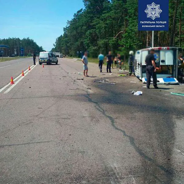 Смертельна аварія за участю «швидкої» на Волині: у водія був інсульт