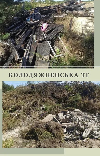 На Волині знайшли ще шість стихійних сміттєзвалищ (фото)