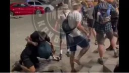 У Кривому Розі чоловіки з’ясовували, «хто під*р, а хто воює» (відео)