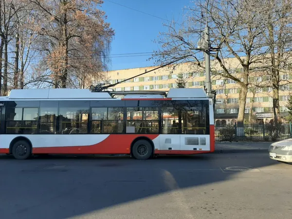 Утворилась тягучка: в Луцьку обірвалась контактна мережа тролейбуса (фото)