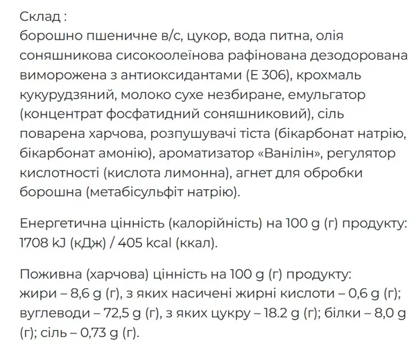 Чим небезпечне печиво «Марія» і який його інгредієнт піднімає холестерин