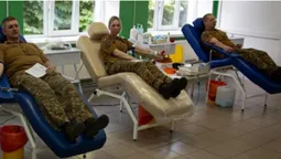Волинські гвардійці здали кров для поранених побратимів (фото)
