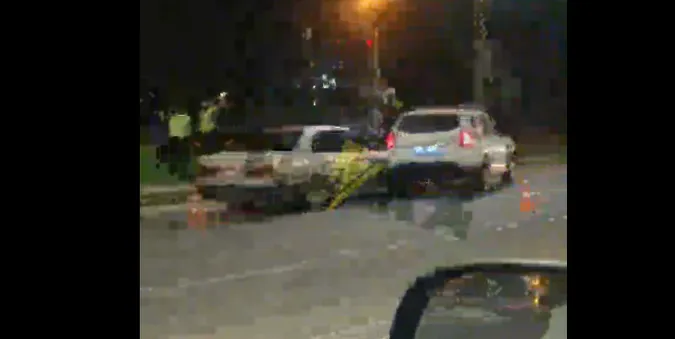 У Луцьку нічна погоня за п'яним на BMW закінчилася тараном (відео)