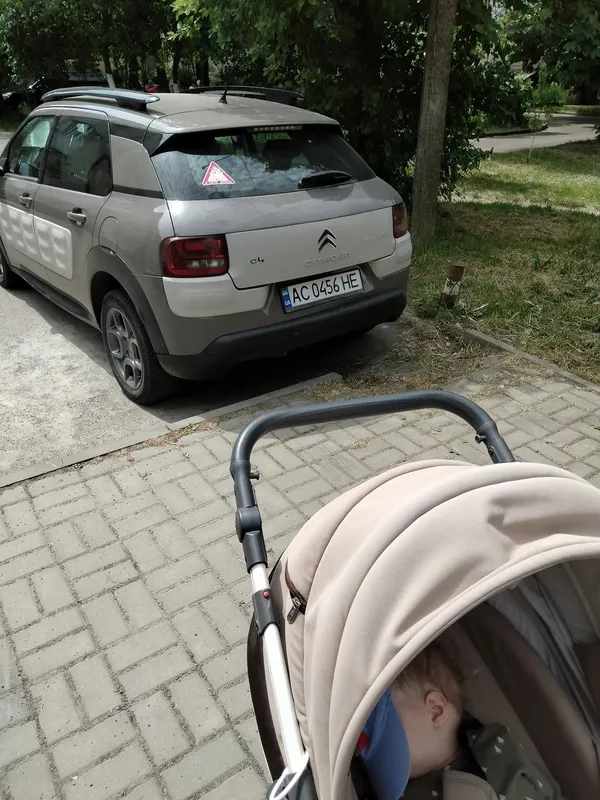 Паркохам з наліпкою «дитина в авто»: луцький журналіст обурився діями порушника