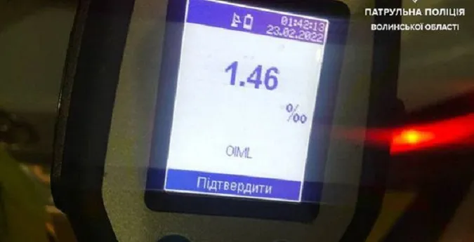 Порушили ПДР: у Луцьку за ніч зловили трьох п'яних водіїв