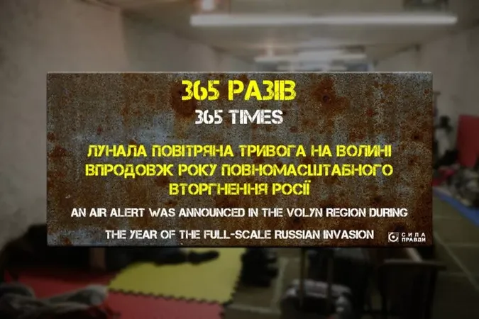 Скільки разів лунала повітряна тривога на Волині за рік війни