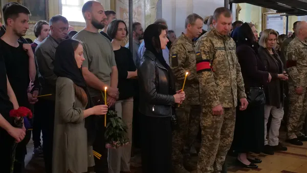 У Луцьку попрощалися із загиблим на війні Маркіяном Нагорнюком (фото, відео)