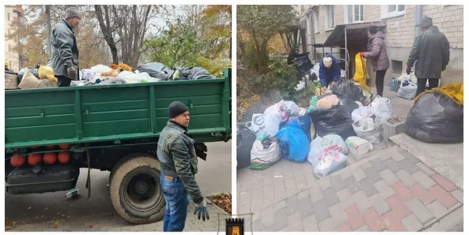 Лучанка збирала мотлох та несла в підвал: з будинку вивезли цілу вантажівку сміття (фото)
